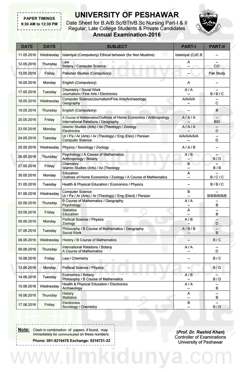 date sheet for day peshawar date sheets 2016 of ba bsc b ma date sheet for day peshawar date sheets 2016 of ba bsc b ma