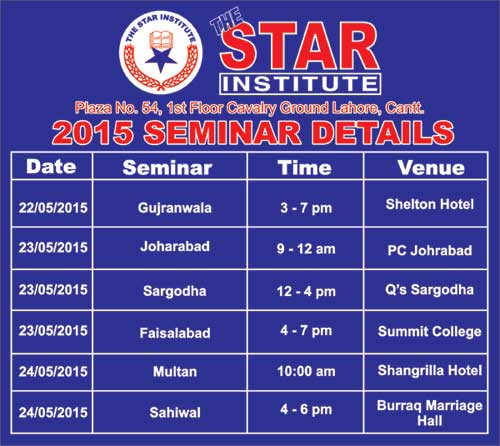 The Star Institute Seminar