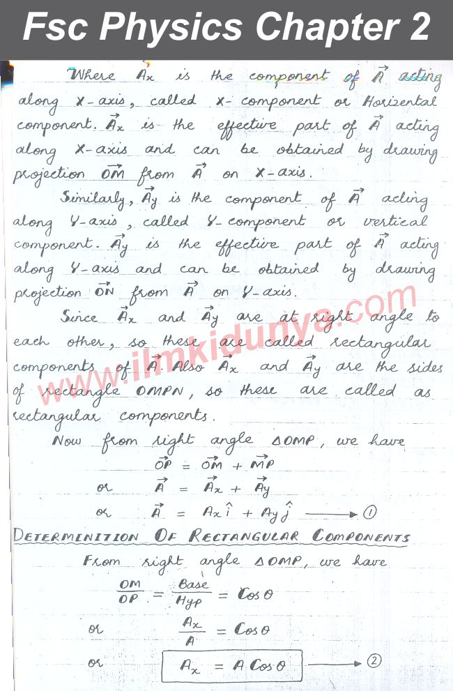 Gre Study Book >> punjab board 11th class physics chapter 2 notes Gre Study Book >> punjab board 11th class physics chapter 2 notes