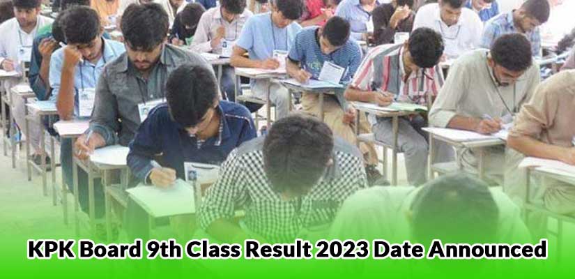 kpk board result 2023 class 9